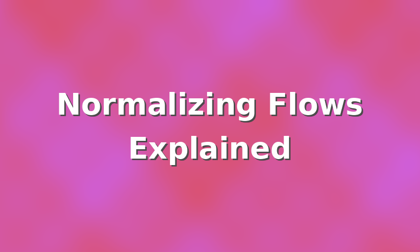 Normalizing Flows